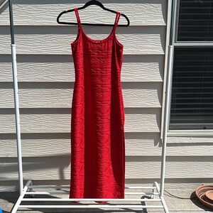 Vintage Fitted Maxi Dress